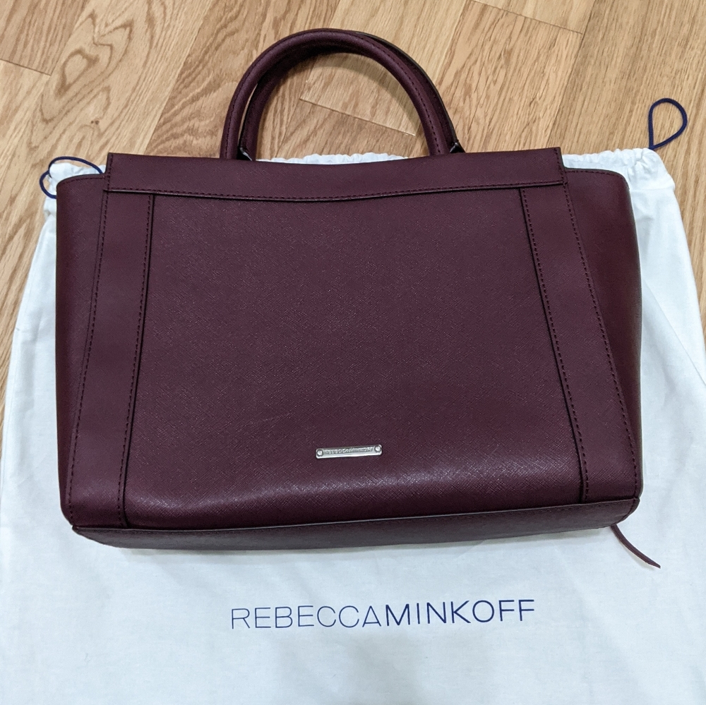 EUC Rebecca Minkoff purse burgundy maroon deep